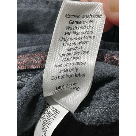 Athleta Women's Size 4 Roseville Skirt Flint Grey Black Velvet Style 918974 - Picture 9 of 9